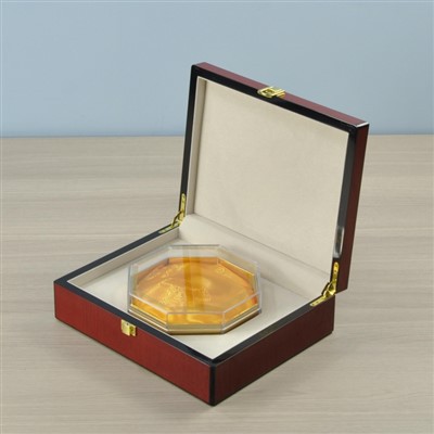 Cajas de almacenamiento de madera grabadas de alta calidad